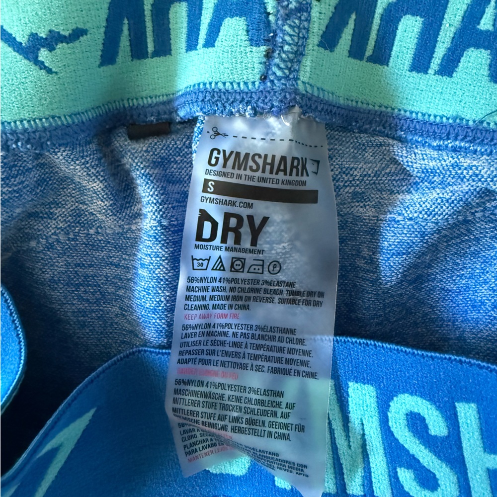 Gymshark Flex Blue Leggings - Picture 2 of 3